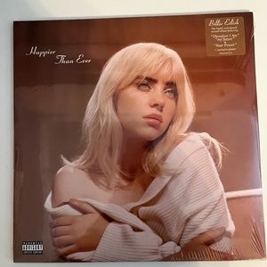 BRAND NEW UNWRAPPED Billie Ellish “Happier Than Ever” Vinyl!!